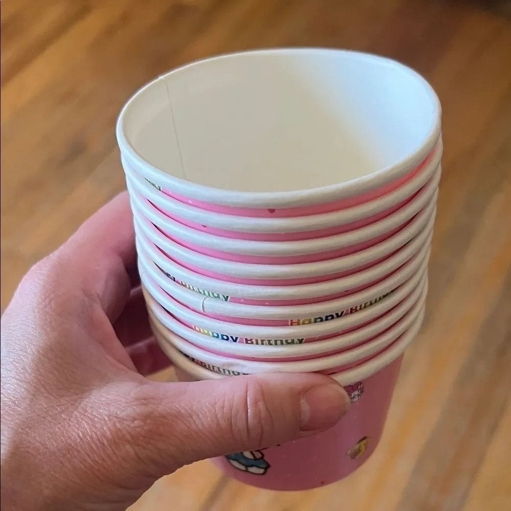 Hello Kitty Pink Birthday Cups